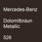 Preview: Mercedes-Benz, Dolomitbraun Metallic, 526.